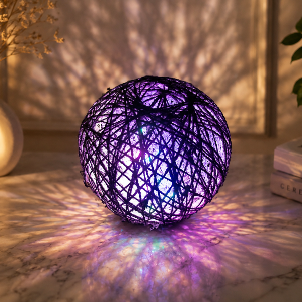Jute rope home decor light