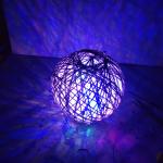 Jute rope home decor light