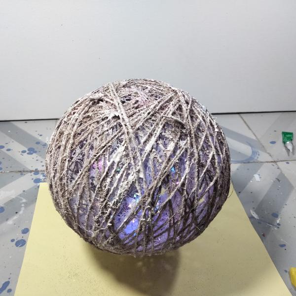 Jute rope home decor light