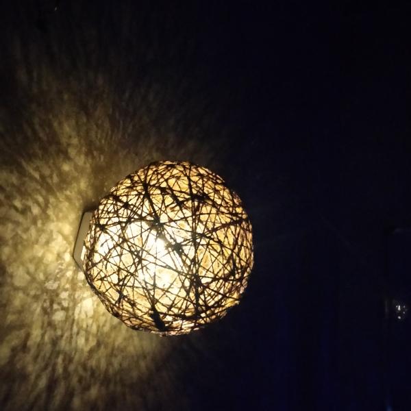 Jute rope Night lamp