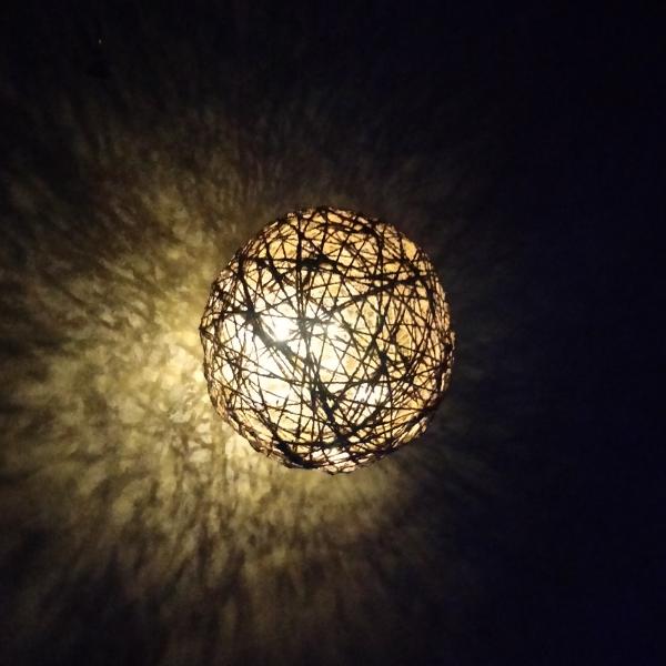 Jute rope Night lamp