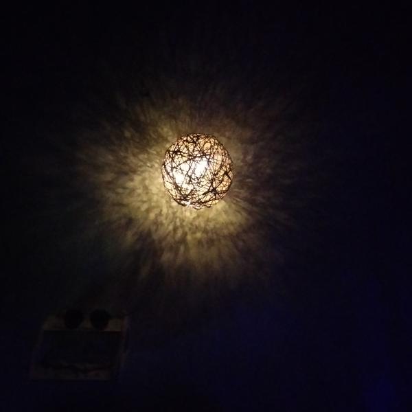 Jute rope Night lamp