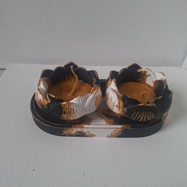 Gypsum candle  Home decor