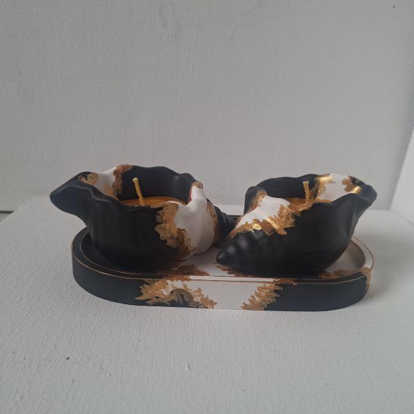 Gypsum candle  Home decor