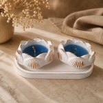 Gypsum Candle Set