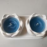 Gypsum Candle Set