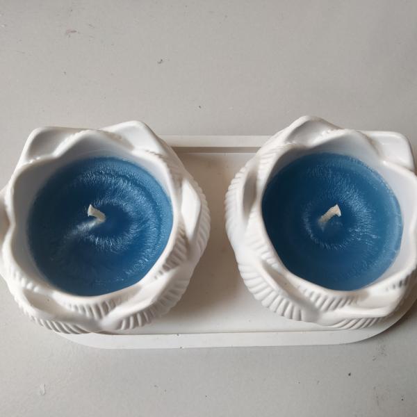 Gypsum Candle Set