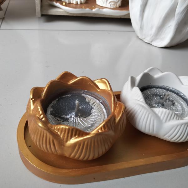 Gypsum Candle